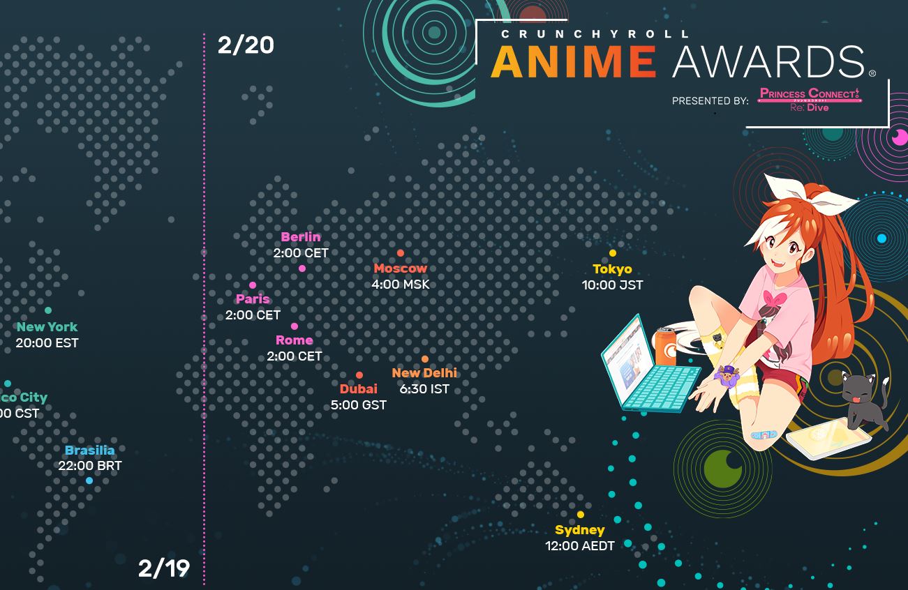 Лучшие аниме года выбраны на Crunchyroll anime awards 