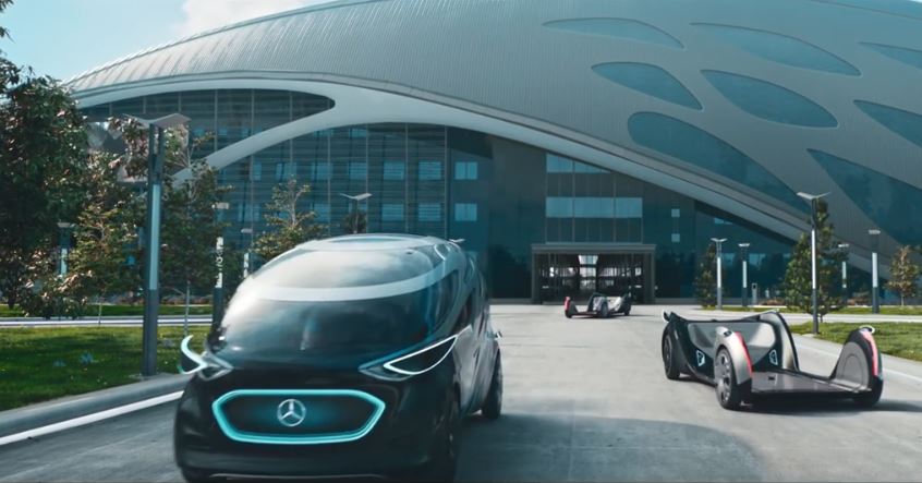 Астана выбрана Mercedes-Benz для съемок футуристического видео